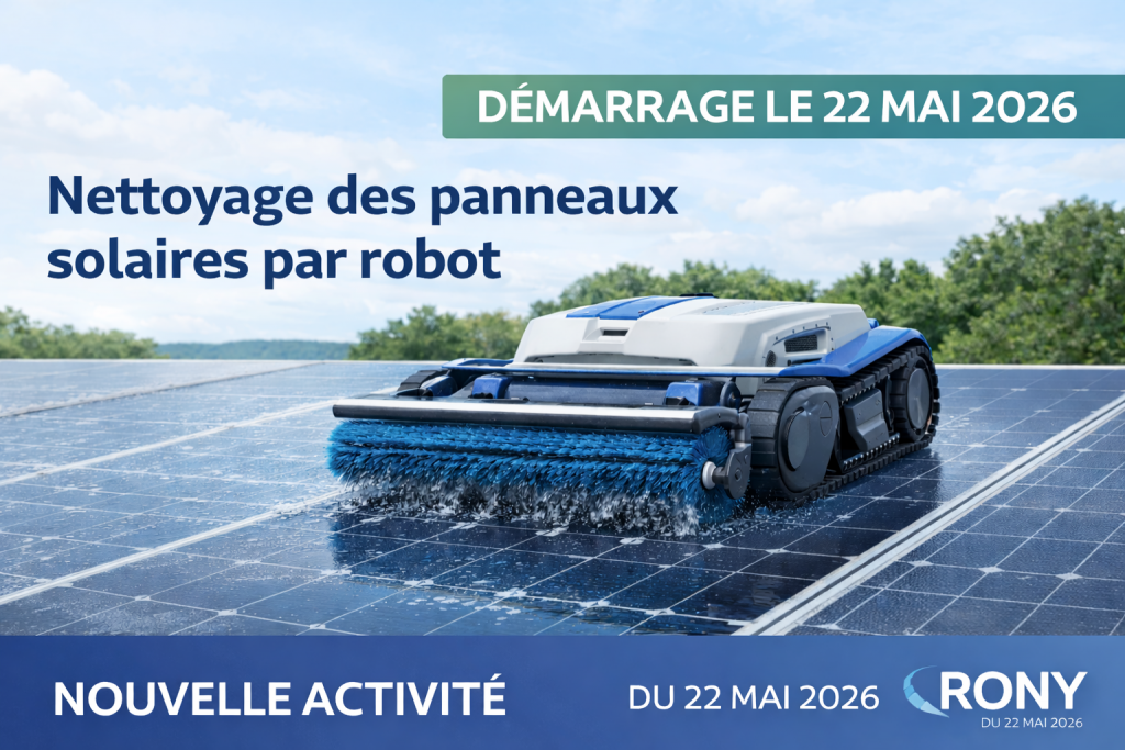 nettoyage robotisé des panneaux solaires